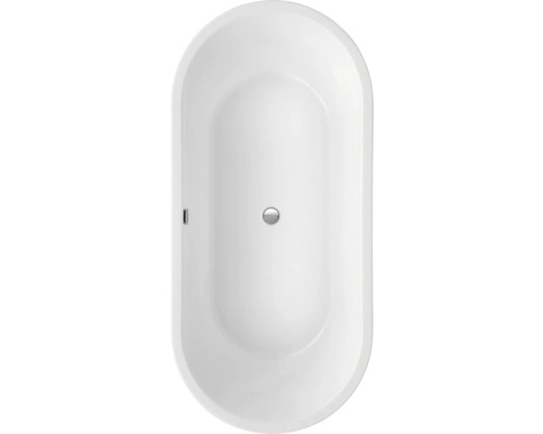 Freistehende Badewanne von oben