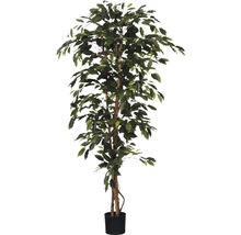 Künstlicher Ficus im Topf für die Innendekoration