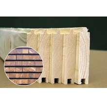 Profilholz mit Nut und Feder im Detail