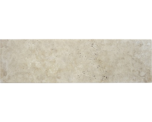 FLAIRSTONE Trittstufe Roma beige 1 Längsseite + beide kurze Seiten geschliffen und gefast 115 x 35 cm