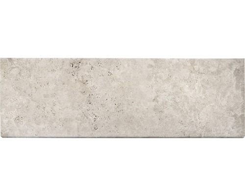 FLAIRSTONE Poolumrandung Roma beige gerade 1 Längsseite gerundet 115 x 37 x 3 cm