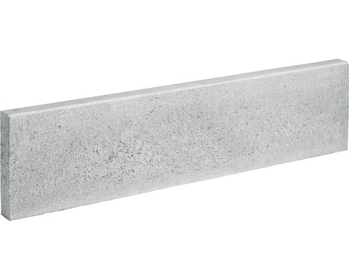 Beton Rasenbordstein grau beidseitig gefast 100 x 6 x 25 cm