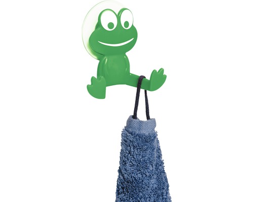 Frosch Haken mit Saugnapf und Handtuch