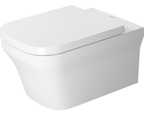Wand-WC DURAVIT P3 Comforts Tiefspüler offener Spülrand weiß glänzend mit Beschichtung ohne WC-Sitz 2561090000