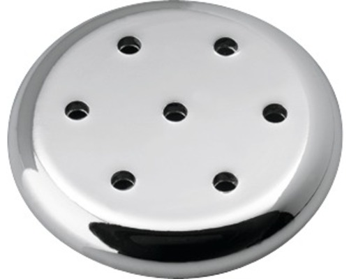 Runde Rosette aus Metall mit Löchern