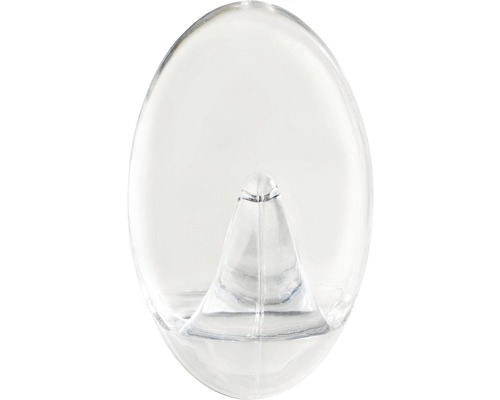 Transparenter Klebehaken