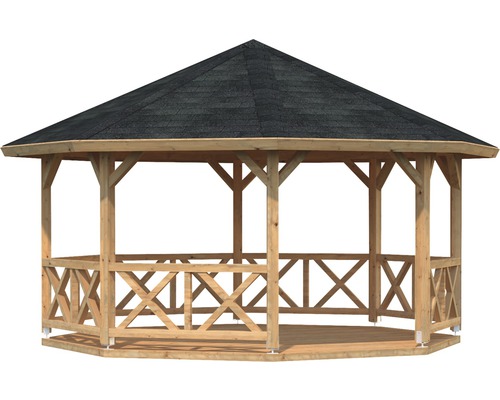 Holz Pavillon mit Dachpappe