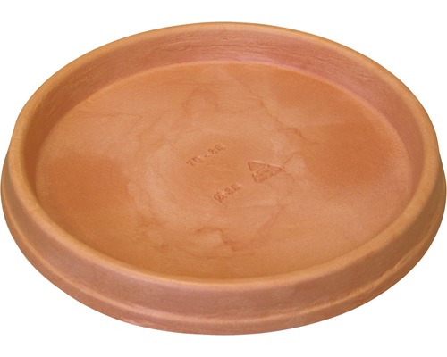 Blumentopf Untersetzer geli Marcella Kunststoff Ø 63 H 3,5 cm terracotta Unterteller aus Terrakotta für Blumentöpfe