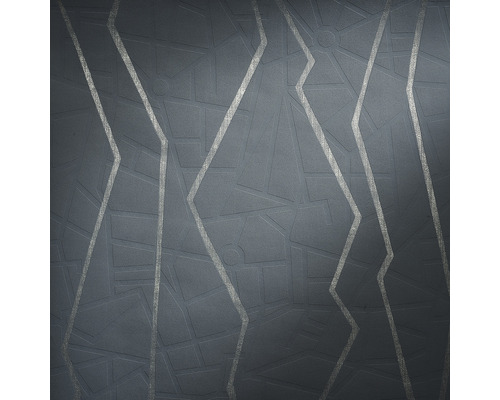 Vliestapete 67636-HOR Pure & Noble II Pine Navy blau Tapete mit geometrischem Muster und geraden Linien