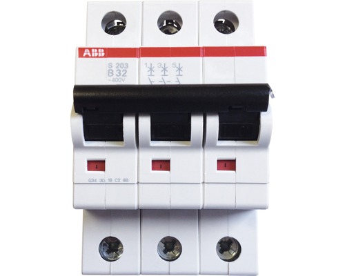 ABB S203-B32 32A Sicherungsautomat B 3-polig