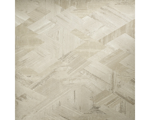 Vliestapete 67677-HOR Pure & Noble II Oak Linen beige Tapete mit geometrischem Muster