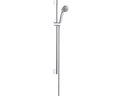 Brausegarnitur hansgrohe Crometta 85 Mono chrom glänzend Brausestangenlänge 650 mm 27728000