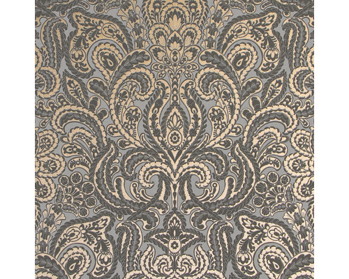 Vliestapete 67328-HOR Pure & Noble I Pearl Grey Coral Tapete mit Paisleymuster für die Wandgestaltung