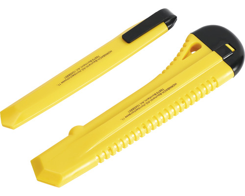 Zwei Cuttermesser mit Kunststoffgehäuse