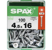 Spax Universalschrauben 4,5 x 16 Millimeter, 100 Stück, mit Torx Antrieb