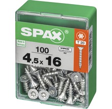 Spax Schrauben 4,5 x 16 Millimeter, 100 Stück in Kunststoffverpackung
