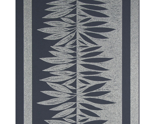 Vliestapete 37018-HOR Pure & Noble II Hazel Navy blau gold Tapete mit Blattmuster