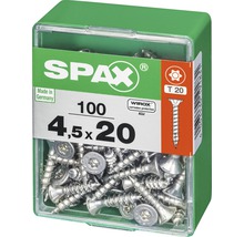 Spax Schrauben im Behälter, Größe 4,5 x 20 Millimeter, 100 Stück