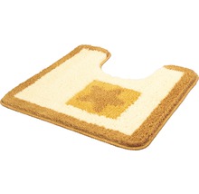 U-Form Badteppich mit geometrischem Muster