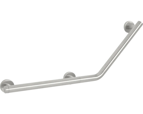 Sicherheitsgriff TIGER Boston Comfort & Safety 135° rechts edelstahl gebürstet Winkel-Haltegriff aus Metall zur Wandmontage