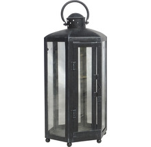 Dekorative sechseckige Laterne mit Tragegriff und Tür