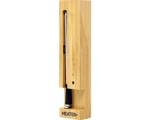 Drahtloses Fleischthermometer mit Bambus-Ladestation