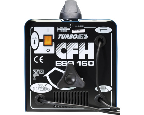 CFH ESS 160 Schweißgerät, Rückansicht