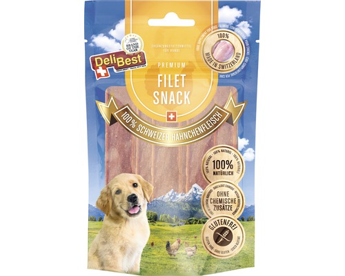 Hundesnack DeliBest Filet Snack Hähnchen 90 g