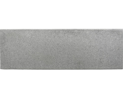 FLAIRSTONE Poolumrandung Phönix grau gerade 1 Längsseite gerundet 115 cm x 35 cm x 3 cm