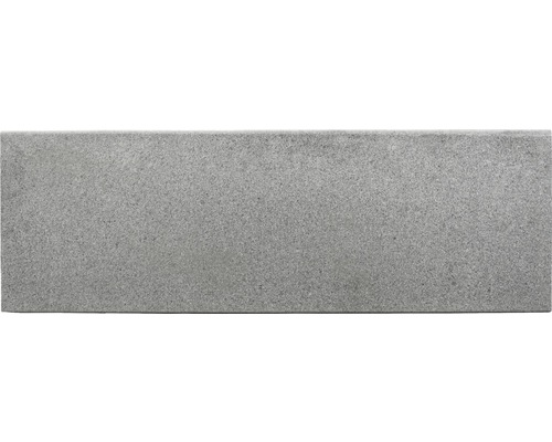 FLAIRSTONE Poolumrandung Phönix grau gerade beide Längsseiten gerundet 115 cm x 35 cm x 3 cm