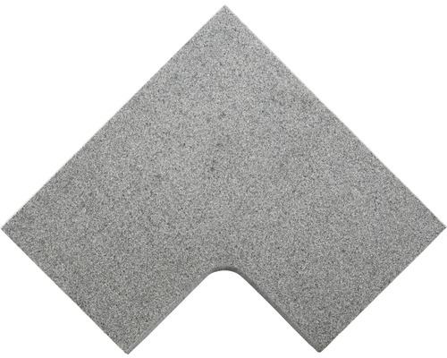 FLAIRSTONE Poolumrandung Phönix grau Eckstück innen gerundet 60x35 / 60x35 x 3 cm-0