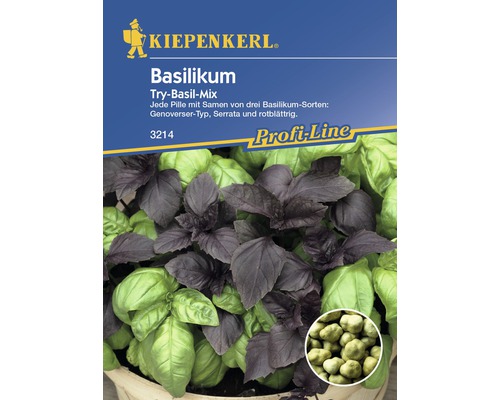 Basilikum 'Try-Basil-Mix' Kiepenkerl Kräutersamen-0