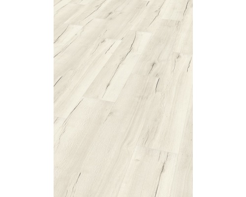 Helle Laminatbodenfläche mit Holzoptik