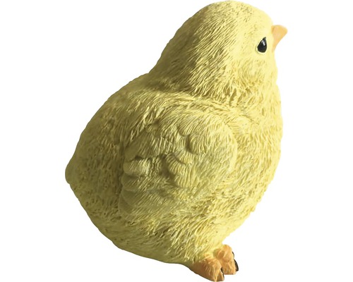 Gelbes Küken als Gartendekoration