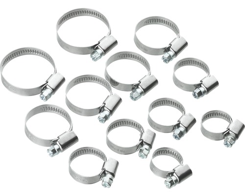 10x Schlauchschellen Edelstahl 8-12 Mm – Rostfrei, Für Garten, Auto & Haushalt
