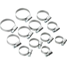 Schlauchschellenset Edelstahl 12-40 mm 12-tlg