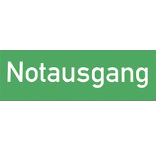 Sschild "Notausgang" 300x105 mm