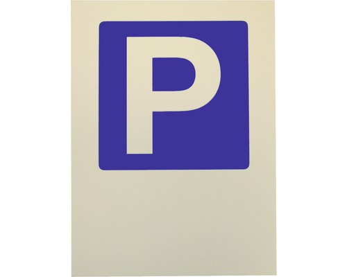 Hinweisschild Parkplatz 194x260 mm