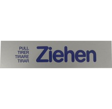 Schild mit der Aufschrift Ziehen