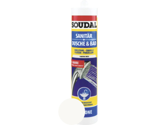 Soudal Dusche & Bad Silikon weiss 300 ml