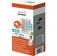 Fliegengitter home protect Elastic für Fenster ohne Bohren weiss 130x150 cm
