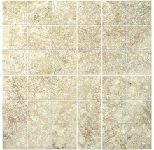Feinsteinzeugmosaik Tivoli beige 33x33 cm