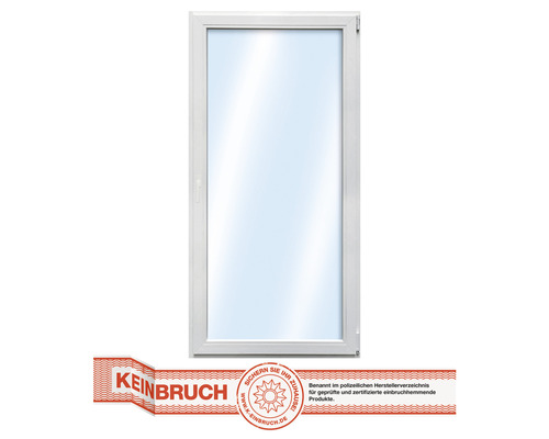 Balkontür Kunststoff 1-flg. RC2 VSG ARON Basic weiß 1100x2050 mm DIN Rechts