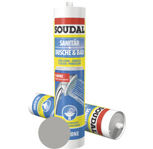 Soudal Sanitär Silikon Kartusche für Dusche und Bad