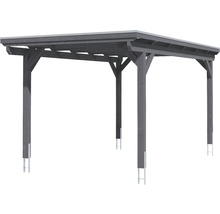 Einzelcarport Konsta Aluminium-Dachplatten inkl. H-Anker 304x500 cm schiefergrau-thumb-4