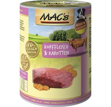 MAC''s Hundenassfutter mit Kopfleisch und Karotten in Dose