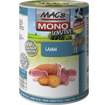 Mac''s Mono Sensitive Hundefutter Lamm Dose