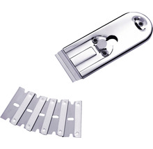 Glasschaber mit Ersatzklingen