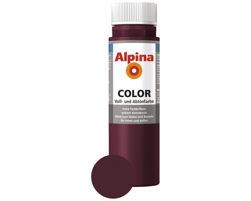 Alpina Voll- und Abtönfarbe Berry Red 250 ml