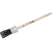 Rundpinsel mit Holzgriff und Kunststoffzwinge